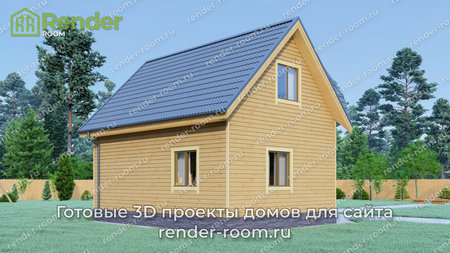 Проект П-1204 Площадь: 70, Размер: 7х8