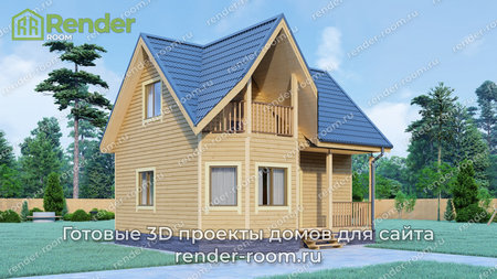 Проект П-1204 Площадь: 70, Размер: 7х8