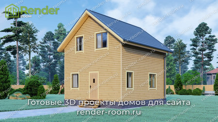 Проект  Площадь: 75, Размер: 6х7