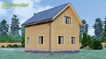 Проект  Площадь: 75, Размер: 6х7