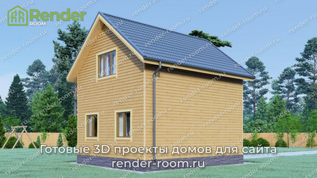 Проект  Площадь: 75, Размер: 6х7