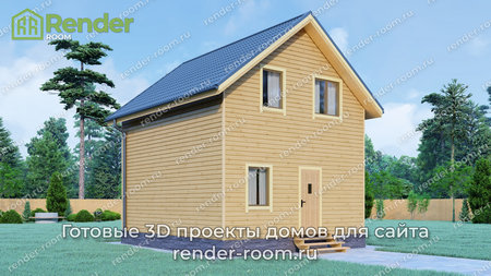 Проект  Площадь: 75, Размер: 6х7