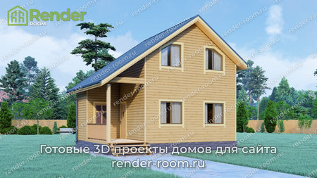 Проект  Площадь: 66, Размер: 6х8