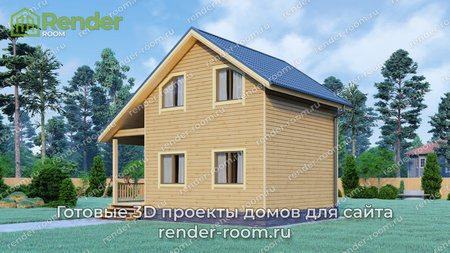 Проект  Площадь: 66, Размер: 6х8