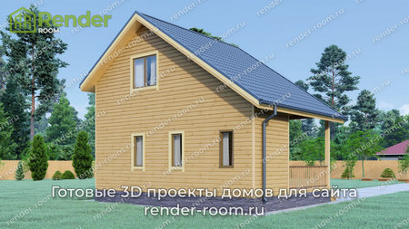 Проект  Площадь: 66, Размер: 6х8