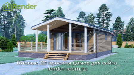 Проект  Площадь: 49, Размер: 6х8