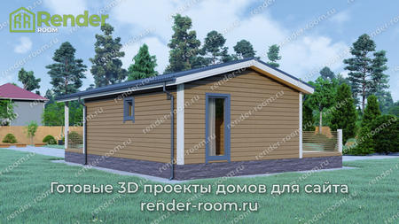 Проект  Площадь: 49, Размер: 6х8