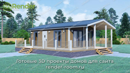 Проект  Площадь: 49, Размер: 6х8