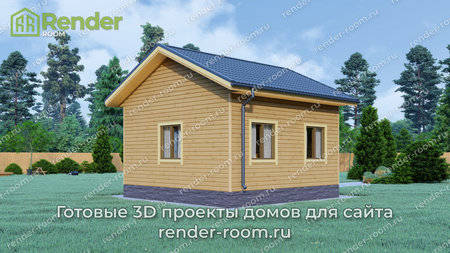 Проект  Площадь: 32, Размер: 6х6