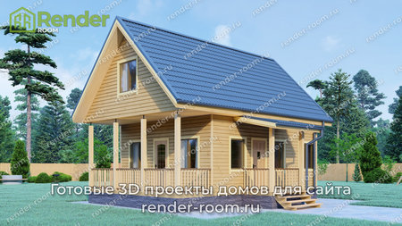 Проект  Площадь: 65, Размер: 6х9