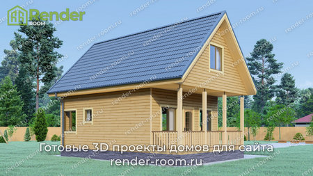 Проект  Площадь: 65, Размер: 6х9