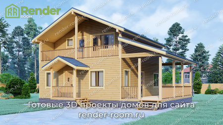 Проект  Площадь: 106, Размер: 8х9