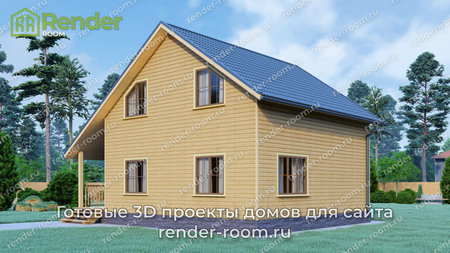 Проект  Площадь: 116,28, Размер: 8х8