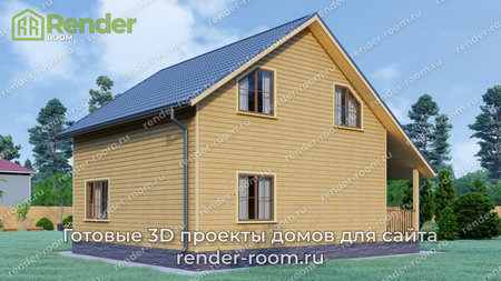 Проект  Площадь: 116,28, Размер: 8х8