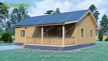 Проект П-1221 Площадь: 90, Размер: 8х12