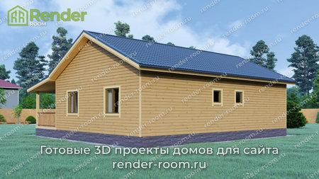 Проект П-1221 Площадь: 90, Размер: 8х12