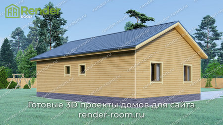 Проект П-1221 Площадь: 90, Размер: 8х12