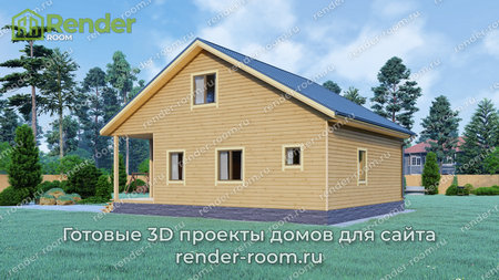 Проект  Площадь: 126, Размер: 8х9