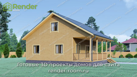 Проект  Площадь: 126, Размер: 8х9