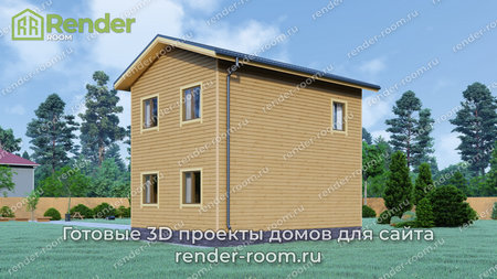 Проект П-1229 Площадь: 84, Размер: 6х8