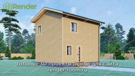 Проект П-1229 Площадь: 84, Размер: 6х8