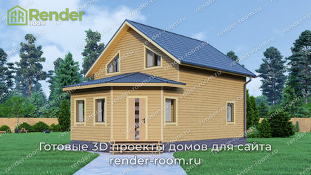 Проект П-123 Площадь: 87,73, Размер: 7х10