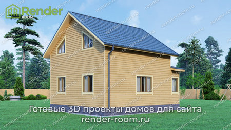 Проект П-123 Площадь: 87,73, Размер: 7х10