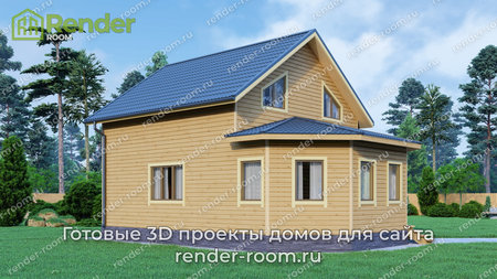 Проект П-123 Площадь: 87,73, Размер: 7х10