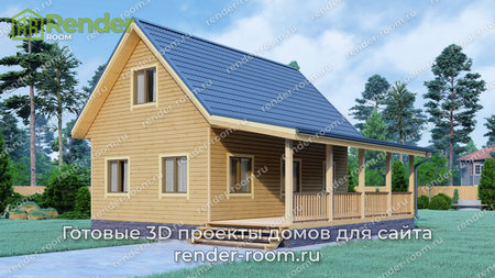 Проект  Площадь: 82, Размер: 6х9