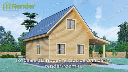 Проект  Площадь: 82, Размер: 6х9