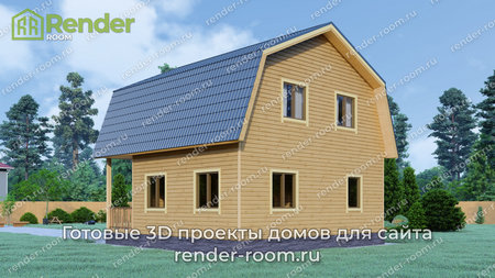 Проект  Площадь: 92, Размер: 8х8