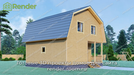 Проект  Площадь: 92, Размер: 8х8