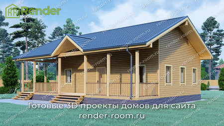 Проект  Площадь: 72, Размер: 7х11