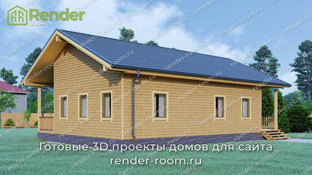 Проект  Площадь: 72, Размер: 7х11