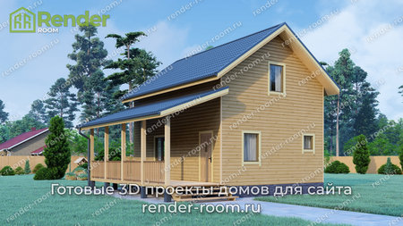 Проект  Площадь: 82, Размер: 6х8