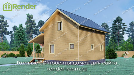 Проект  Площадь: 82, Размер: 6х8