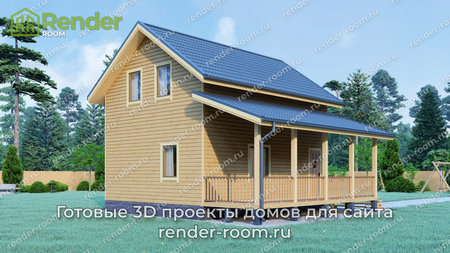 Проект  Площадь: 82, Размер: 6х8