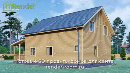 Проект  Площадь: 169, Размер: 8х16