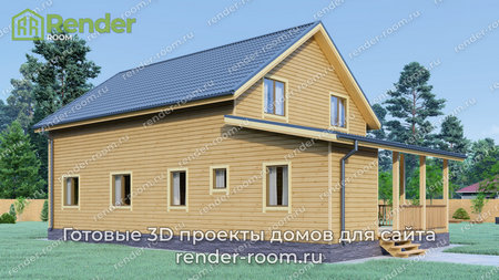 Проект  Площадь: 169, Размер: 8х16