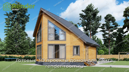 Проект  Площадь: 85, Размер: 6х8