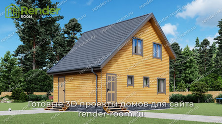 Проект  Площадь: 85, Размер: 6х8