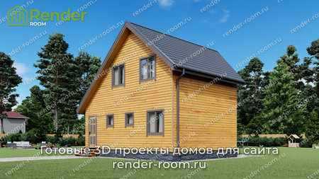 Проект  Площадь: 85, Размер: 6х8