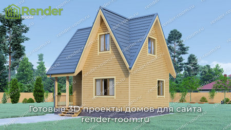 Проект П-1268 Площадь: 73, Размер: 6х7