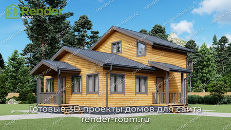 Проект  Площадь: 105, Размер: 8х10