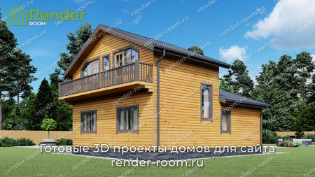 Проект  Площадь: 105, Размер: 8х10