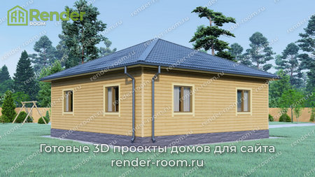 Проект  Площадь: 64,9, Размер: 9х9