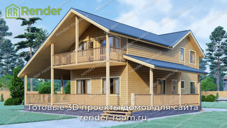 Проект  Площадь: 224, Размер: 8х12