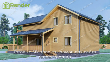 Проект  Площадь: 224, Размер: 8х12