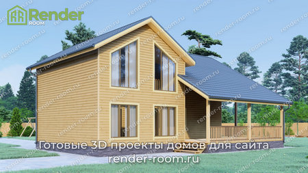 Проект  Площадь: 224, Размер: 8х12