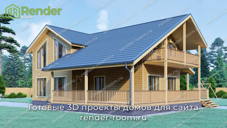 Проект  Площадь: 224, Размер: 8х12